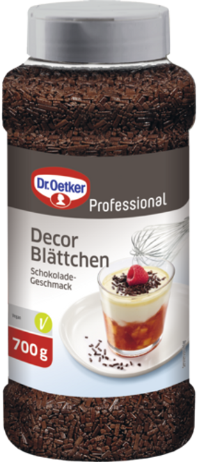 Dr. Oetker Decor Blättchen Schokolade-Geschmack 700 g