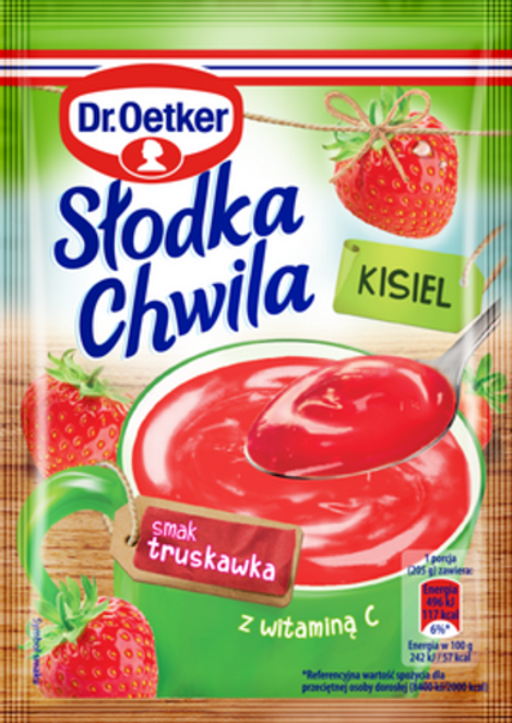 Dr. Oetker Słodka Chwila Kisiel smak truskawka