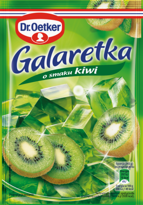 Dr. Oetker Galaretka smak kiwi