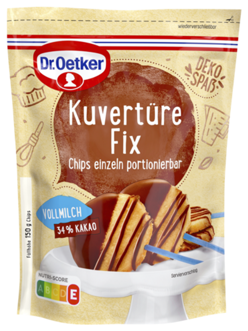 Dr. Oetker Kuvertüre Fix Vollmilch