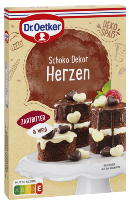 Dr. Oetker Schoko Dekor Herzen