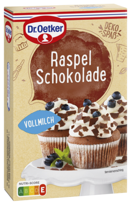 Dr. Oetker Raspelschokolade Vollmilch