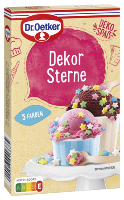 Dr. Oetker Dekor Sterne