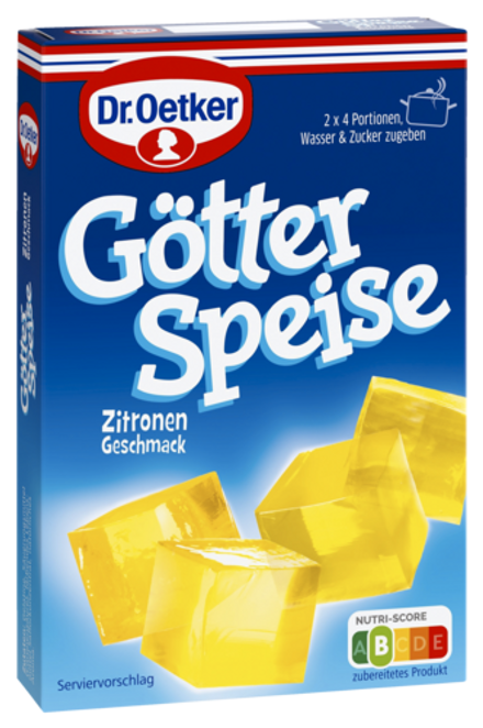 Dr. Oetker Götterspeise Zitronen-Geschmack
