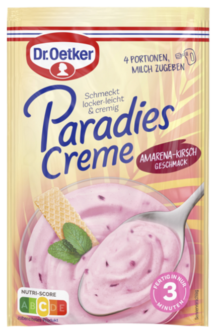 Dr. Oetker Paradies Creme Amarena-Kirsch Geschmack