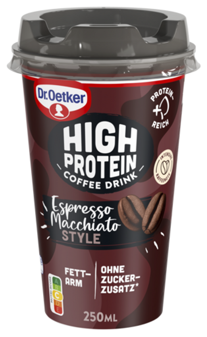 Dr. Oetker High Protein Coffee Drink - Espresso Macchiato Style