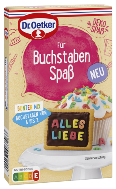 Dr. Oetker Für Buchstaben Spaß Bunter Mix