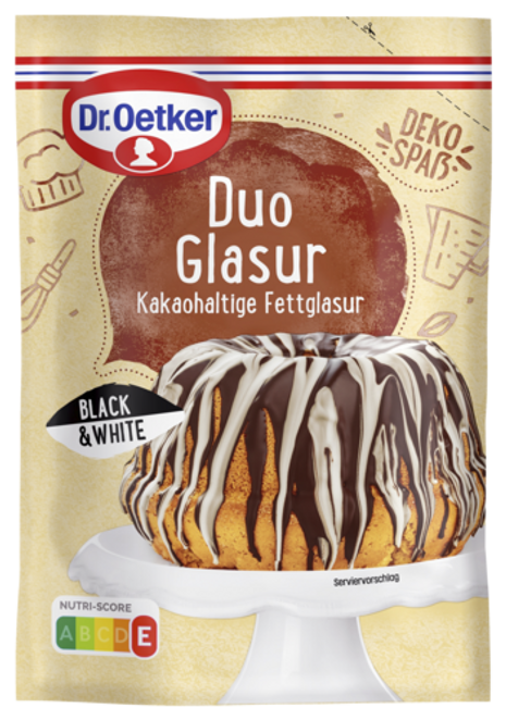 Dr. Oetker Duo Glasur Black & White
