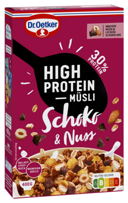 Dr. Oetker High Protein Muesli čokolada i orašasto voće