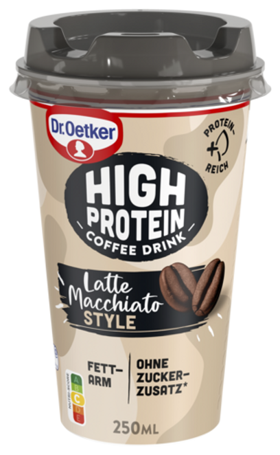 Dr. Oetker High Protein Coffee Drink - Latte Macchiato Style