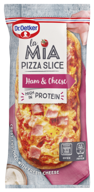 Dr. Oetker Pizza La Mia Slice Șuncă și Brânză