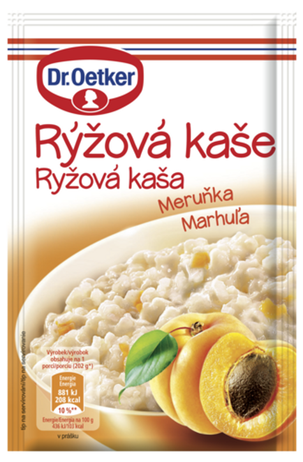 Dr. Oetker Rýžová kaše Meruňka