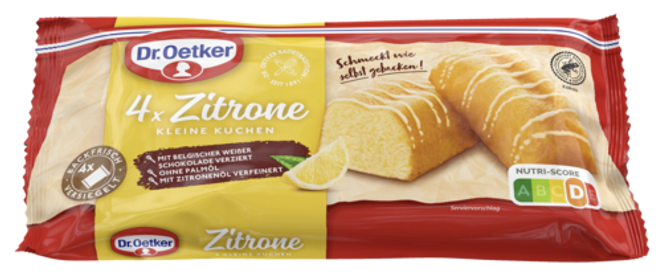 Dr. Oetker Fertige kleine Zitronenkuchen 4er