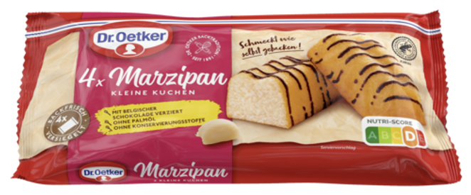 Dr. Oetker Fertige kleine Marzipankuchen 4er