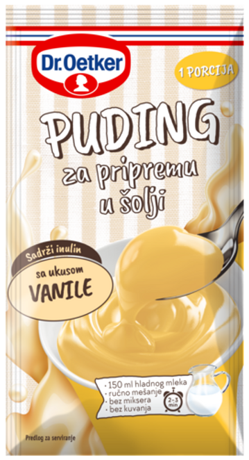 Dr. Oetker Puding za pripremu u šolji sa ukusom vanile