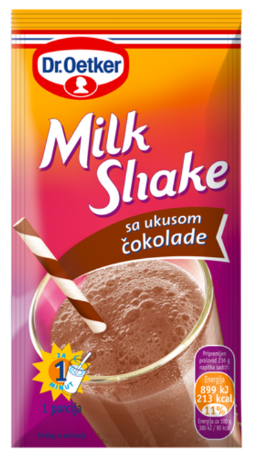 Dr. Oetker Milk shake sa ukusom čokolade