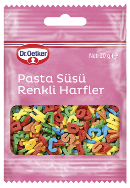 Dr. Oetker Pasta Süsü Renkli Harfler