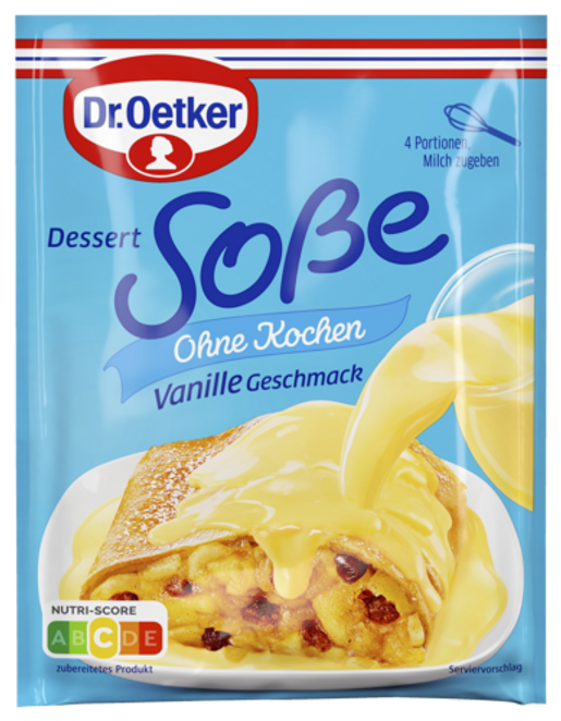 Dr. Oetker Dessert-Soße Vanille-Geschmack