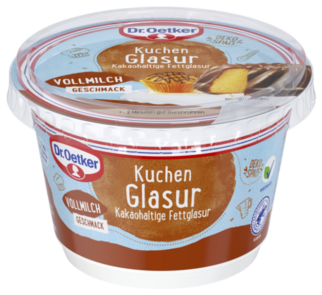 Dr. Oetker Kuchenglasur Vollmilch-Geschmack
