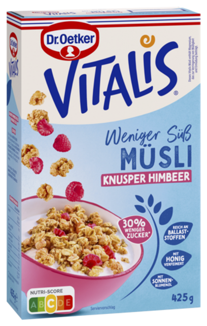 Dr. Oetker Vitalis Weniger süß Knusper Himbeer