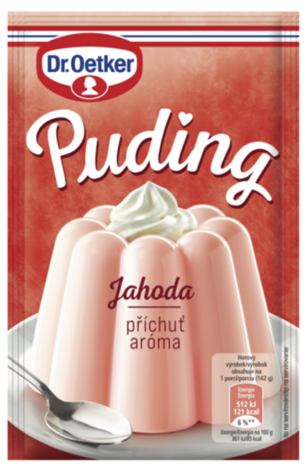 Dr. Oetker Dr. Oetker Puding aróma Jahoda
