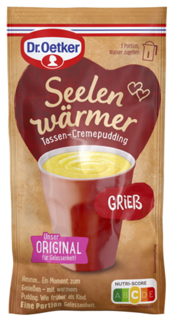 Dr. Oetker Seelenwärmer Tassen-Cremepudding Grieß