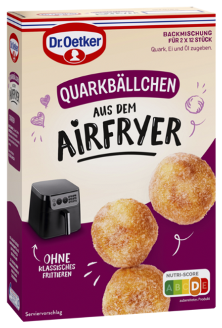 Dr. Oetker Miltinis mišinys varškės spurgoms (kepti gruzdintuvėje) 420g