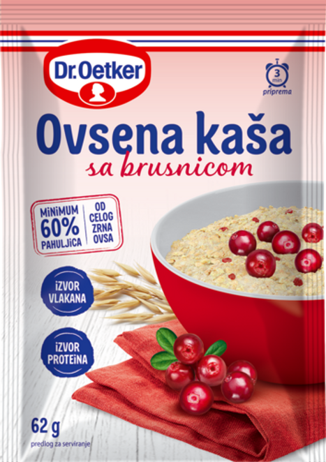Dr. Oetker Ovsena kaša sa brusnicom