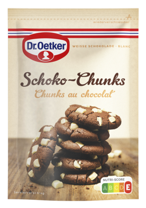Dr. Oetker Schoko-Chunks weisse Schokolade