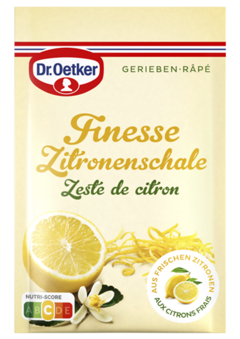 Dr. Oetker Finesse Geriebene Zitronenschale