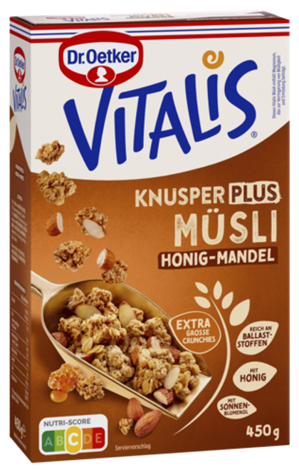 Dr. Oetker Vitalis hrskavi musli sa medom i bademom