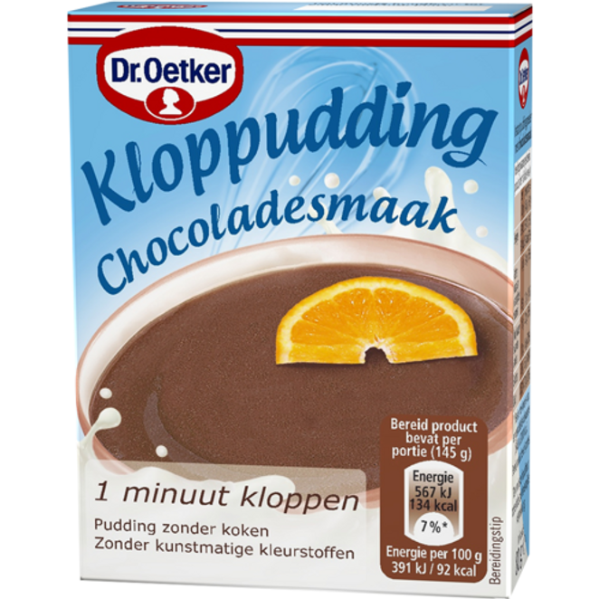 Dr. Oetker Kloppudding Chocolade