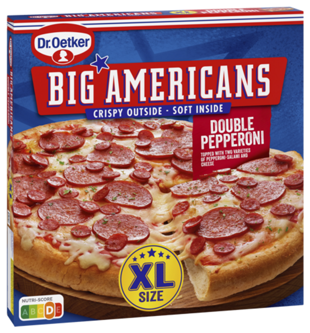 Dr. Oetker Big Americans XL Double Pepperoni