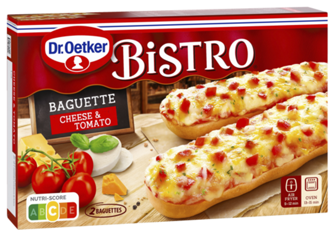 Dr. Oetker Bistro Baguette Chesse & Tomato