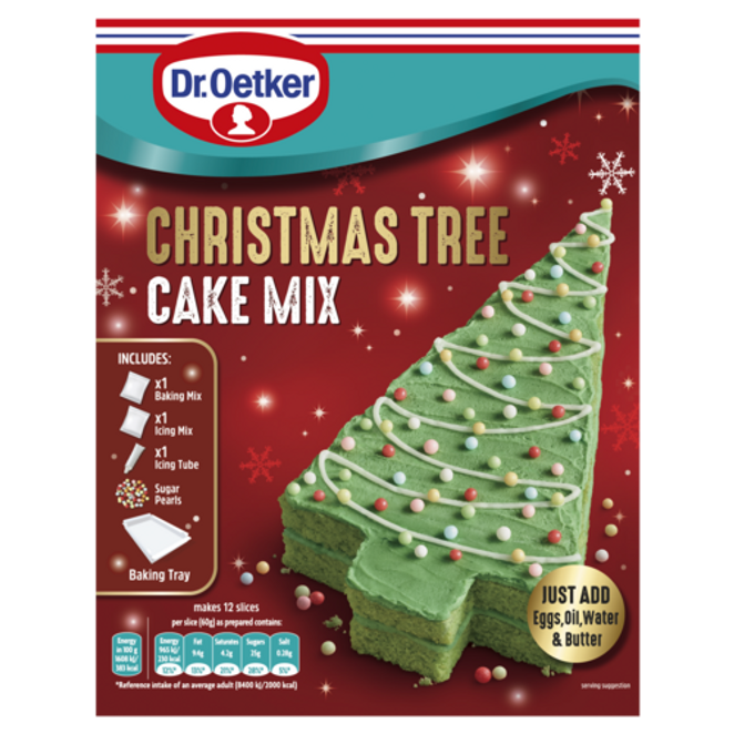 Dr. Oetker Dr. Oetker Christmas Tree Cake Mix
