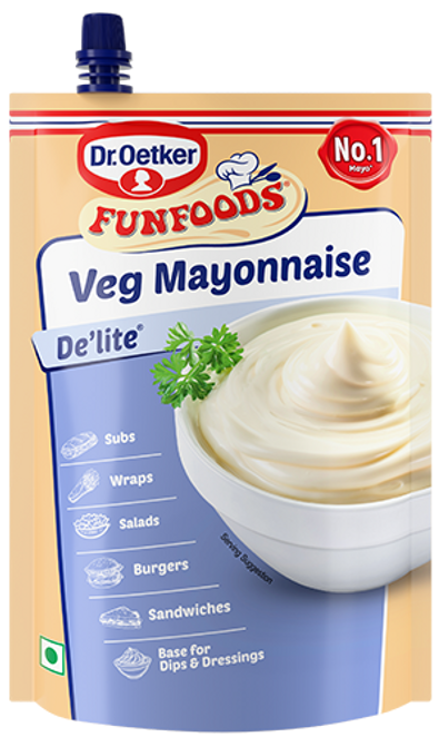 Dr. Oetker Veg Mayonnaise De'lite 400g
