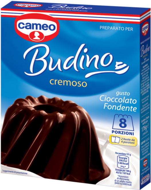Dr. Oetker Preparato per Budino Cremoso gusto cioccolato fondente