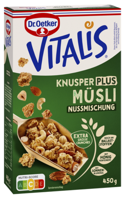 Dr. Oetker Vitalis hrskavi musli sa miksom koštunjavog voća