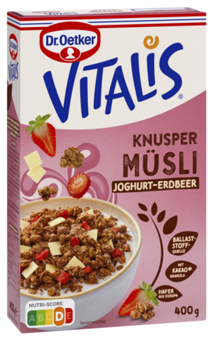 Dr. Oetker Vitalis Knusper Joghurt-Erdbeer