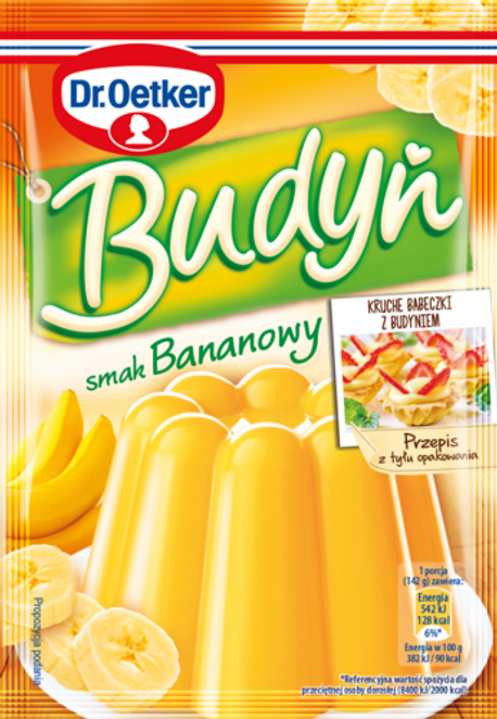 Dr. Oetker Budyń smak banan