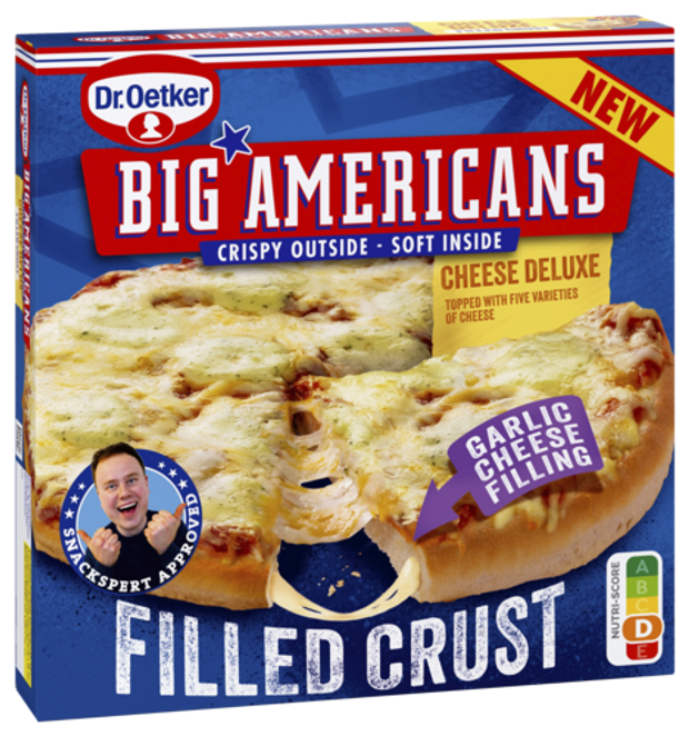Dr. Oetker Big Americans Filled Crust Cheese Deluxe