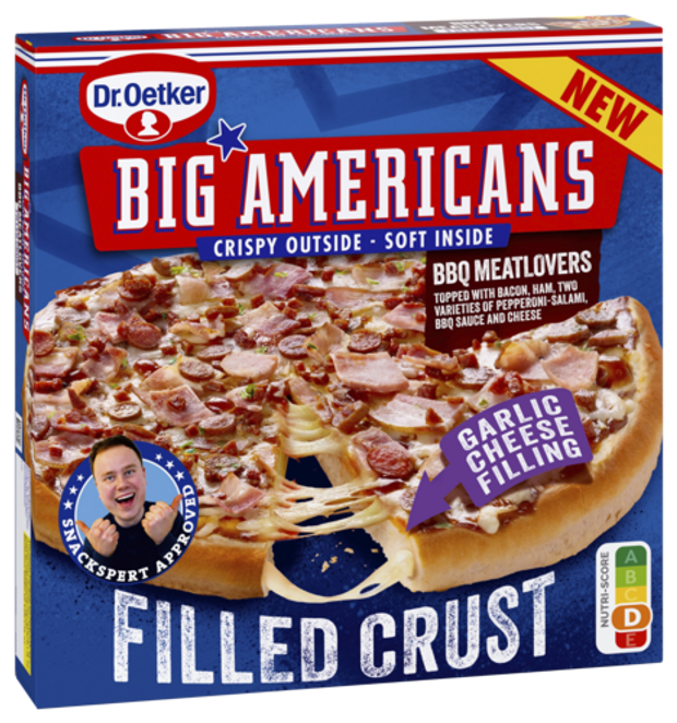 Dr. Oetker Big Americans Filled Crust BBQ Meatlovers