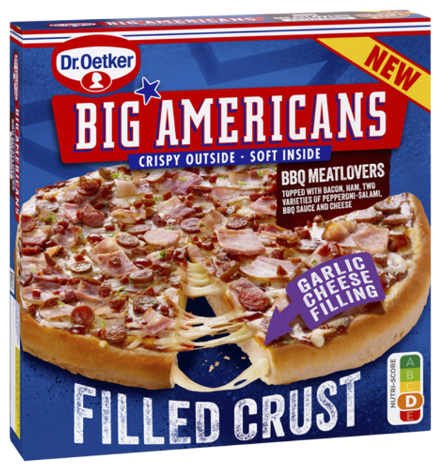 Dr. Oetker Big Americans Filled Crust BBQ Meatlovers