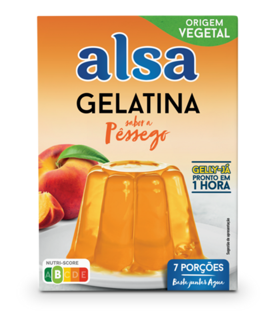 Dr. Oetker Gelatina vegetal Pêssego