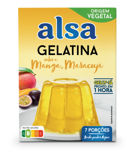 Dr. Oetker Gelatina vegetal Manga e Maracujá