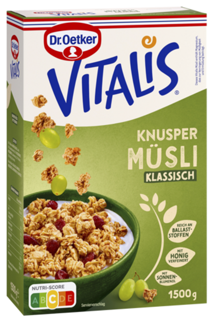 Dr. Oetker Vitalis Knusper Müsli klassisch 1.500 g