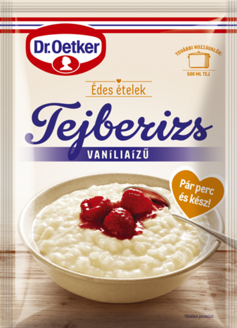 Dr. Oetker Tejberizs vaníliaízű