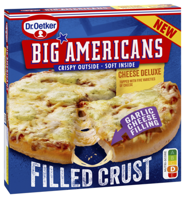 Dr. Oetker Big Americans Filled Crust Cheese Deluxe