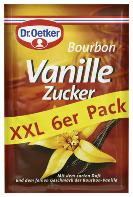 Dr. Oetker Bourbon Vanille Zucker 6er
