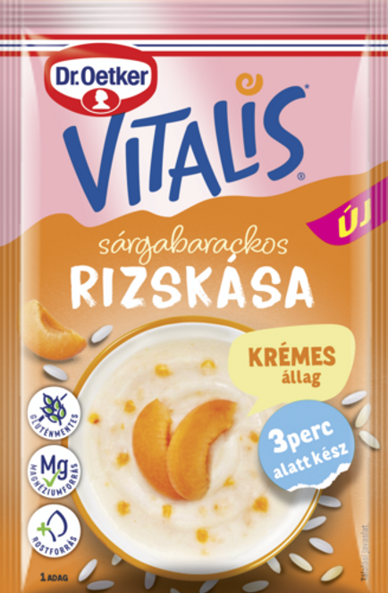 Dr. Oetker Vitalis Rizskása barackos
